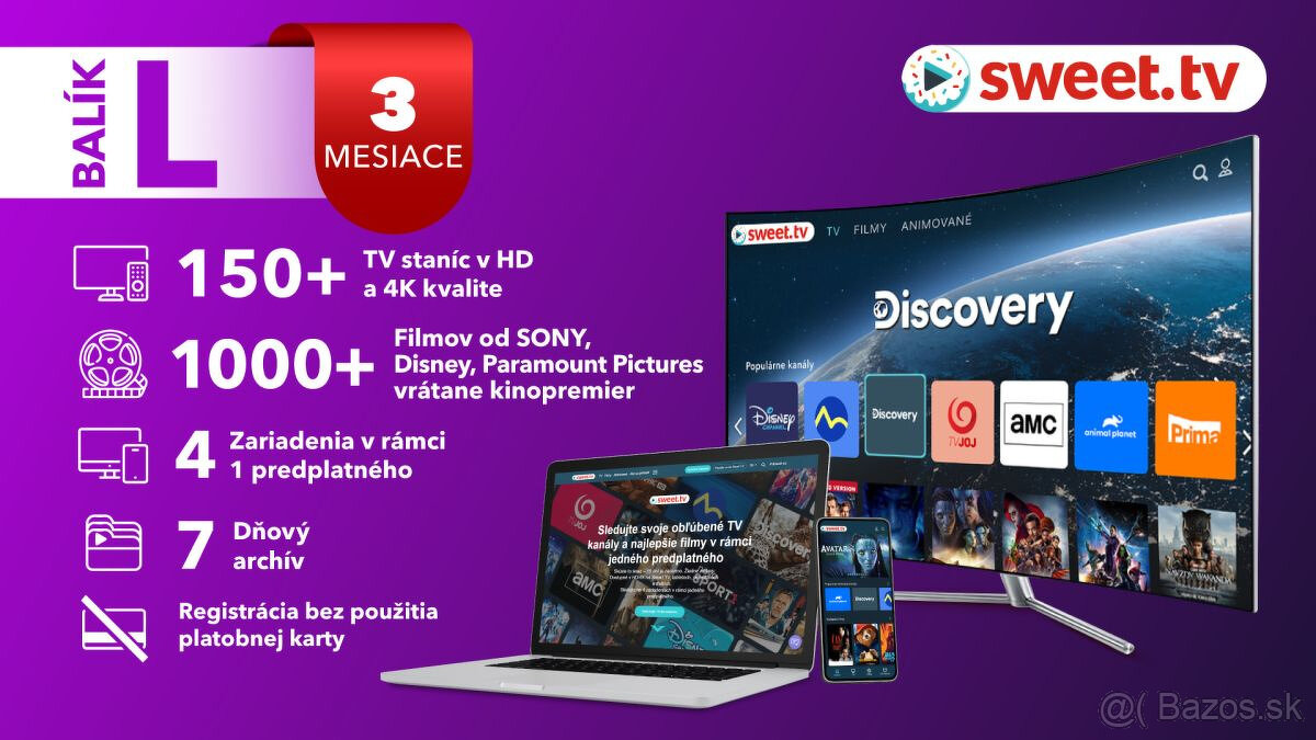 Sweet TV na 12 mesiacov
