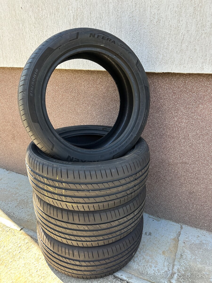 Letne pneu Nexen 215/50 R18 dezén 8mm