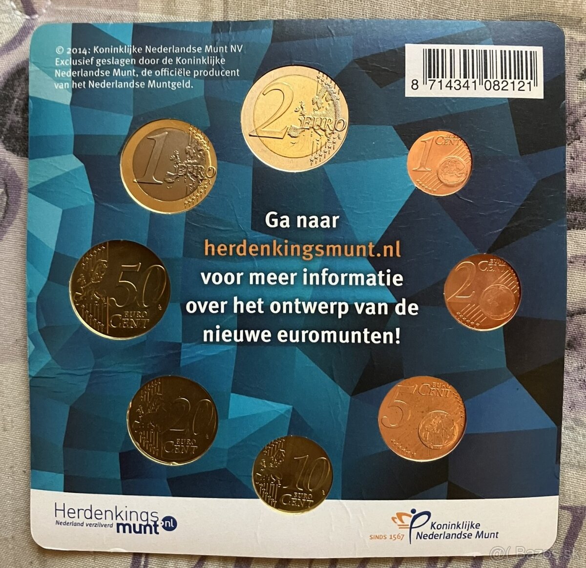 Sada euromincí Holandsko 2014