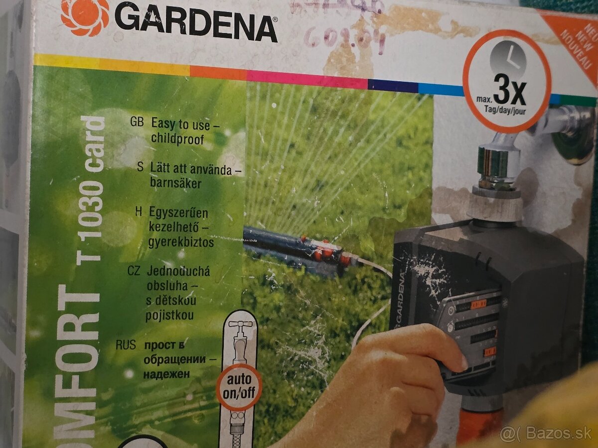 Záhradné zavlažovacie hodiny Gardena T1030