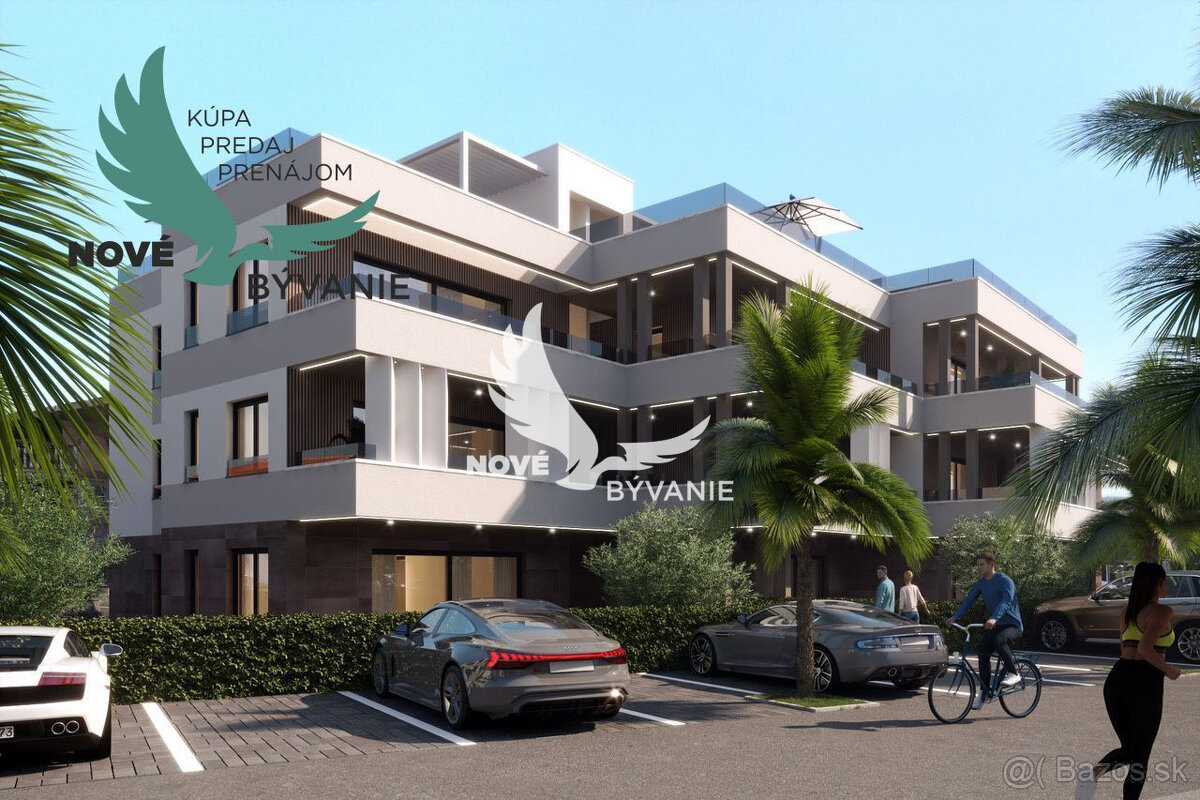Novostavba apartmánu len 150m od mora s výhľadom na more vo