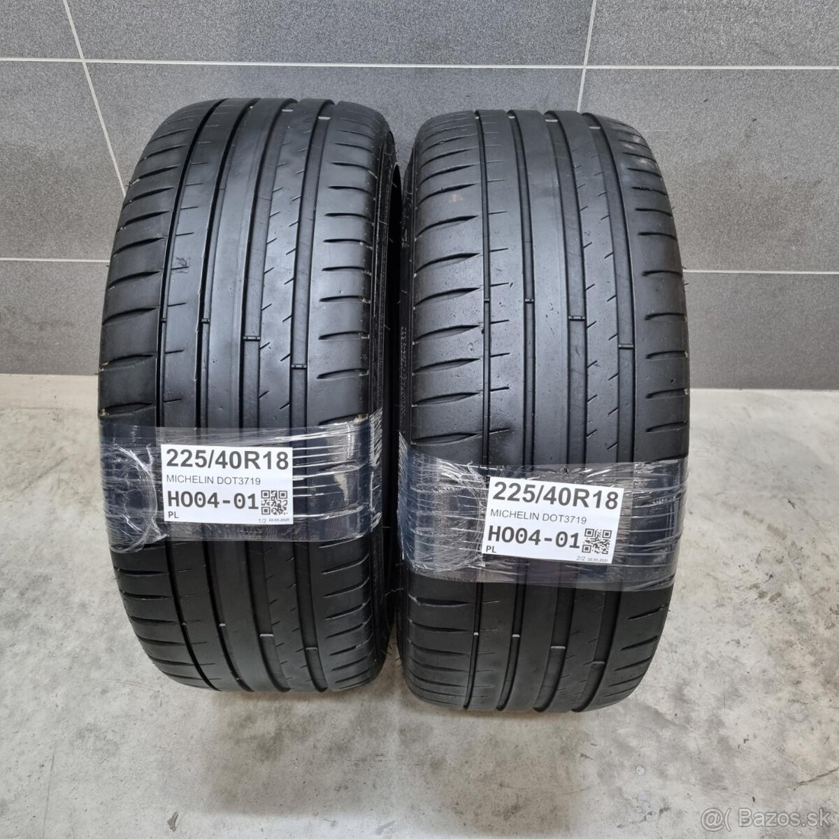 Letné pneumatiky 225/40 R18 MICHELIN DOT3719