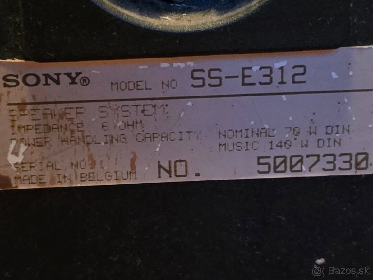 Sony ss-E312