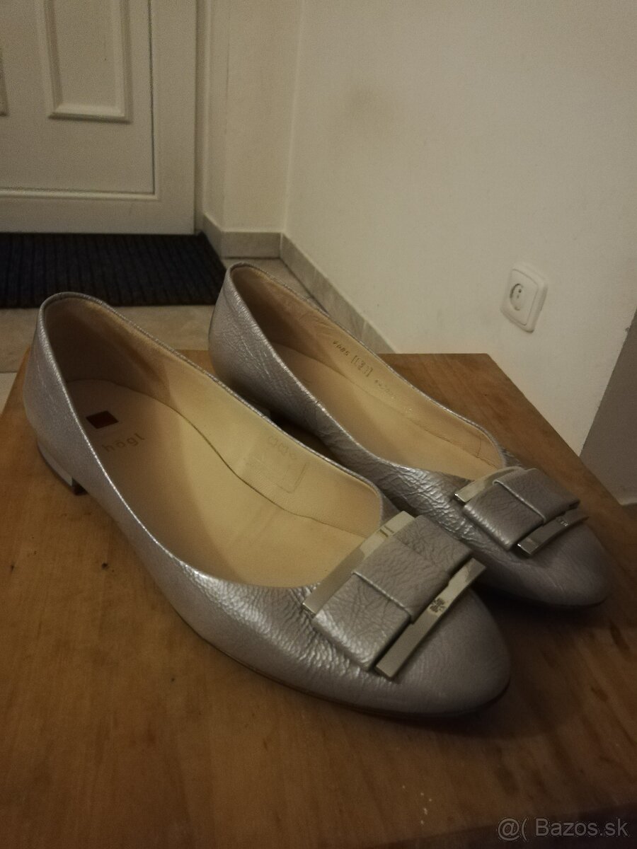 predam malo nosné dámske kvalitné kožené baleríny značky hog