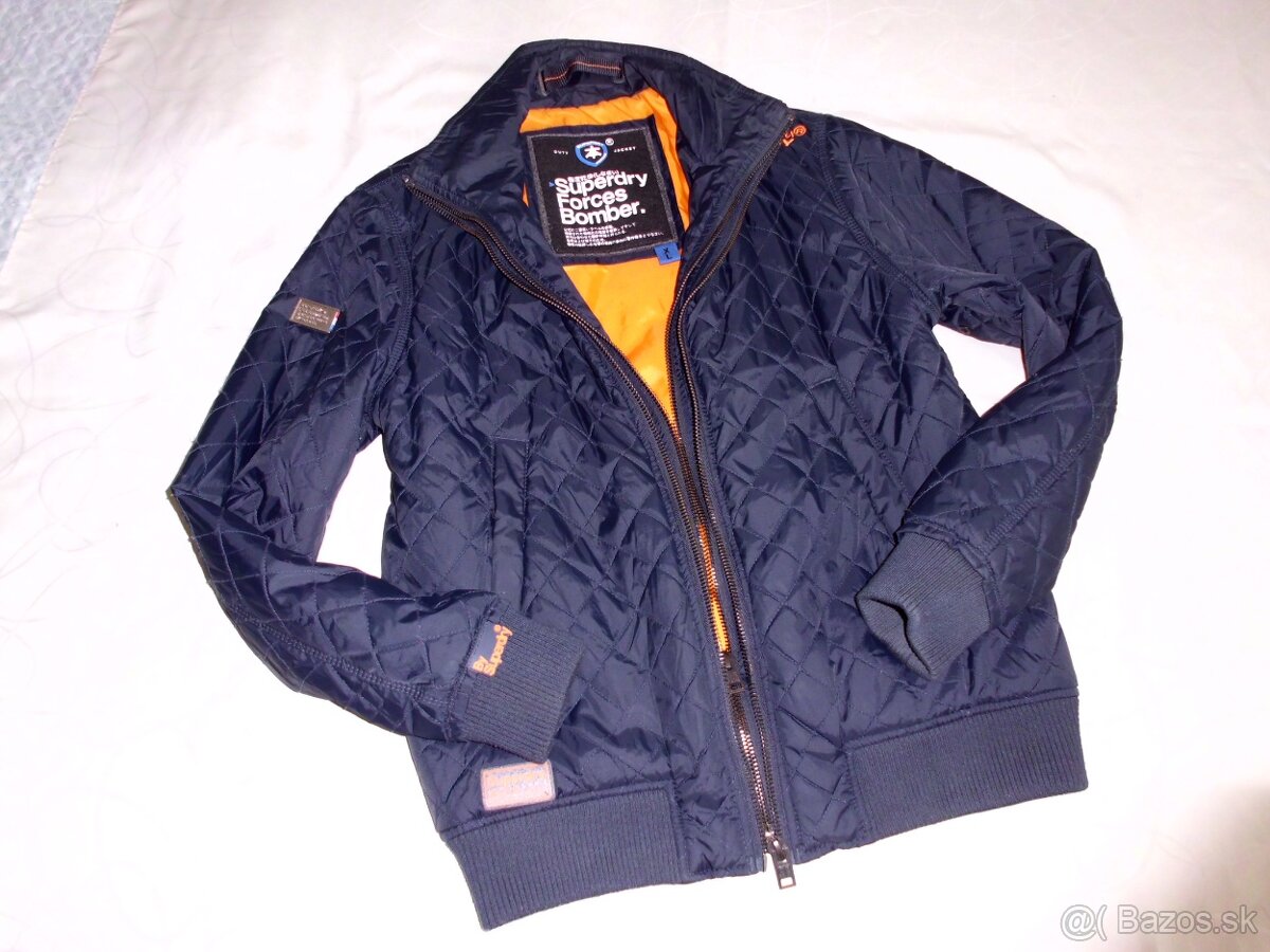 Superdry  pánska bunda prechod-mierna zima   L