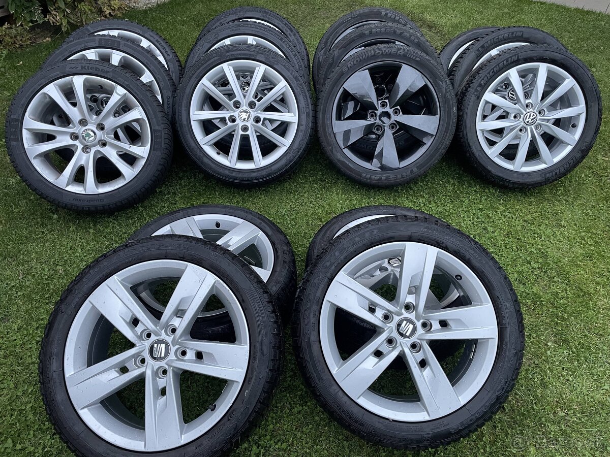 Orig disky 5x112 225 45 R17 205 50 R17 Zimne Skoda VW SEAT
