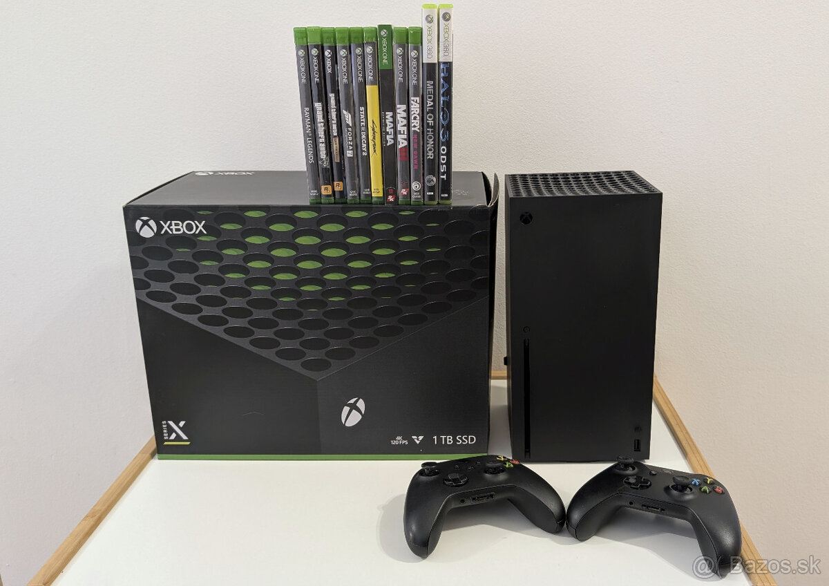 Xbox Series X 1TB, 2 ovládače, 11 hier