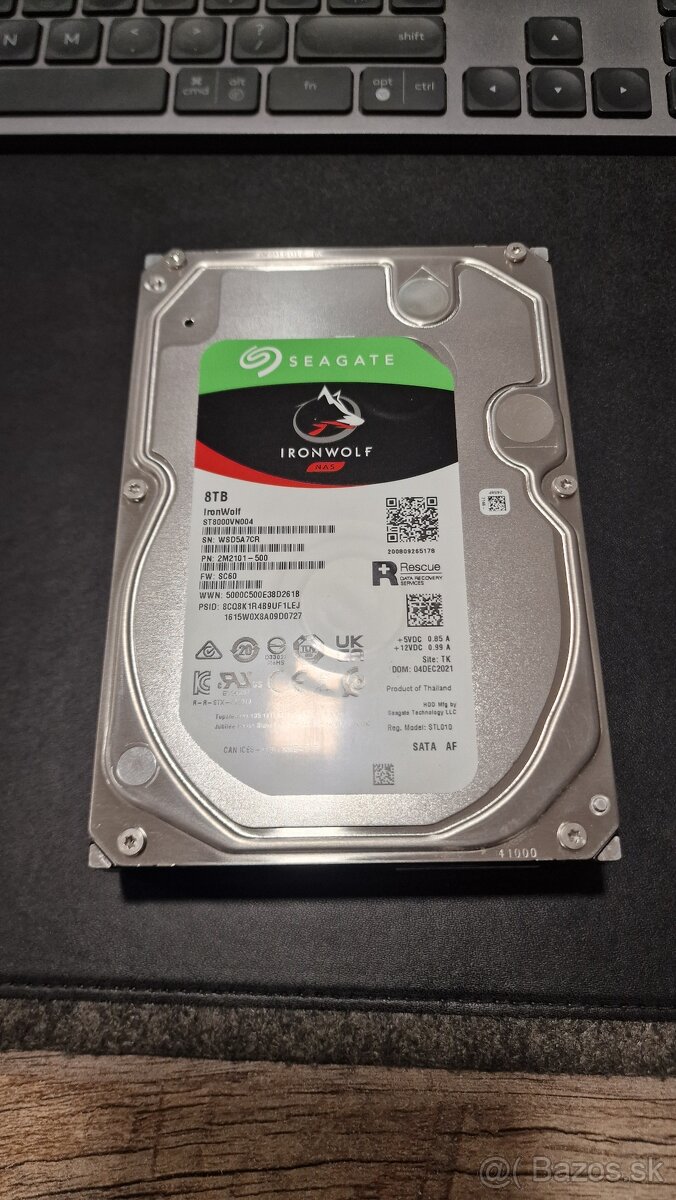 Predám 3.5" 8TB HDD