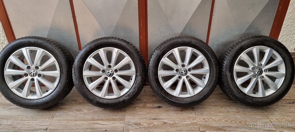 Predám originálne hliníkové disky VW r16 5x112