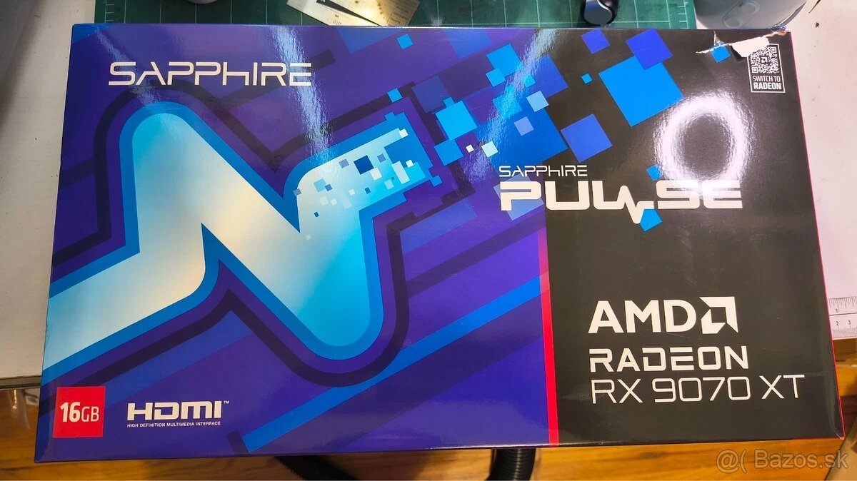 Sapphire PULSE Radeon RX 9070 XT 16GB