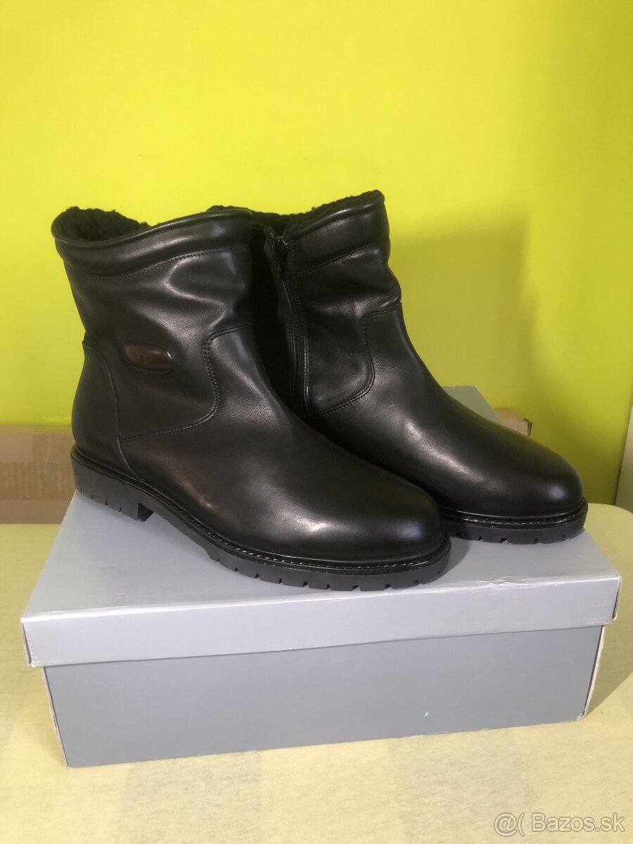 Panske zimne cizmy zateplene