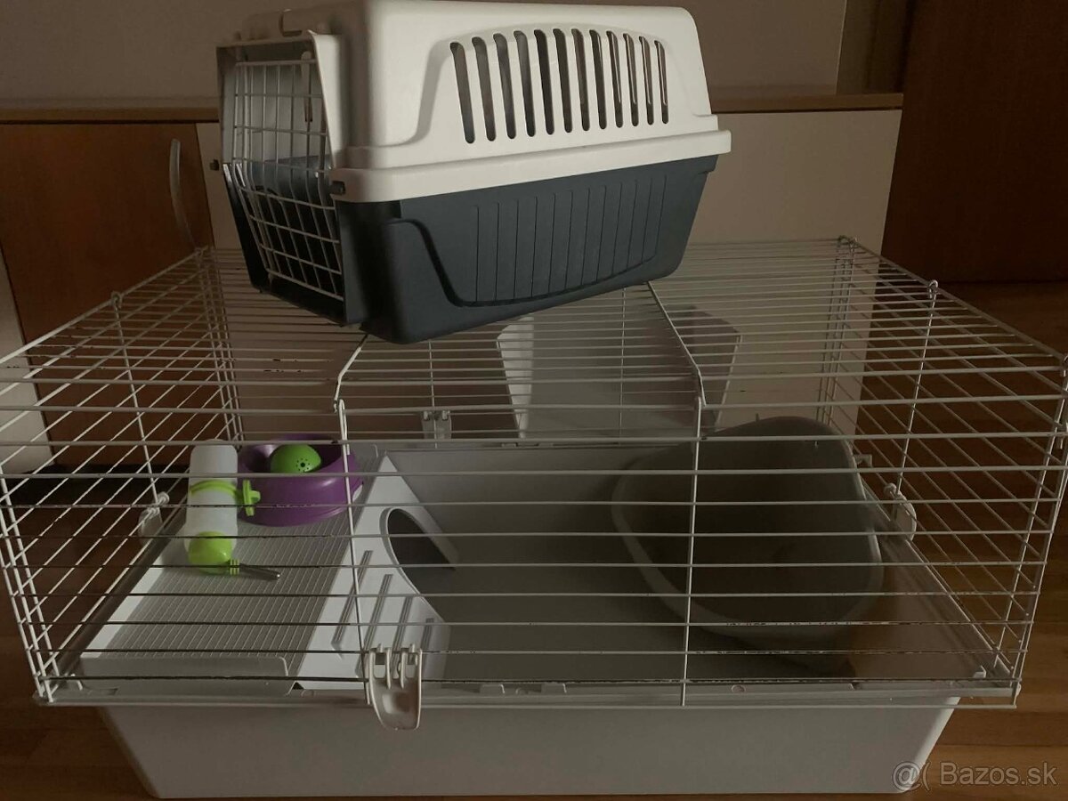 Klietka a prepravka pre zajaca