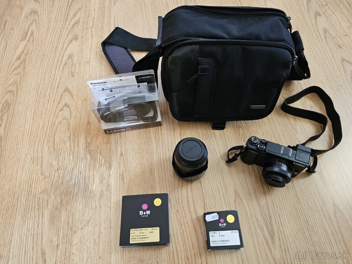 Panasonic Lumix GX9 + objektív 14-140mm + objektív 12-32 mm