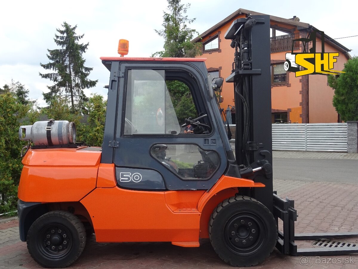 Vysokozdvižný vozík - TOYOTA 02-7FGA 50 so zárukou