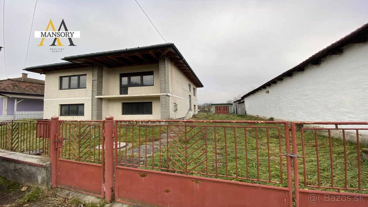 NA PREDAJ, Dvojposchodový rodinný dom v obci Egyházasgerge,