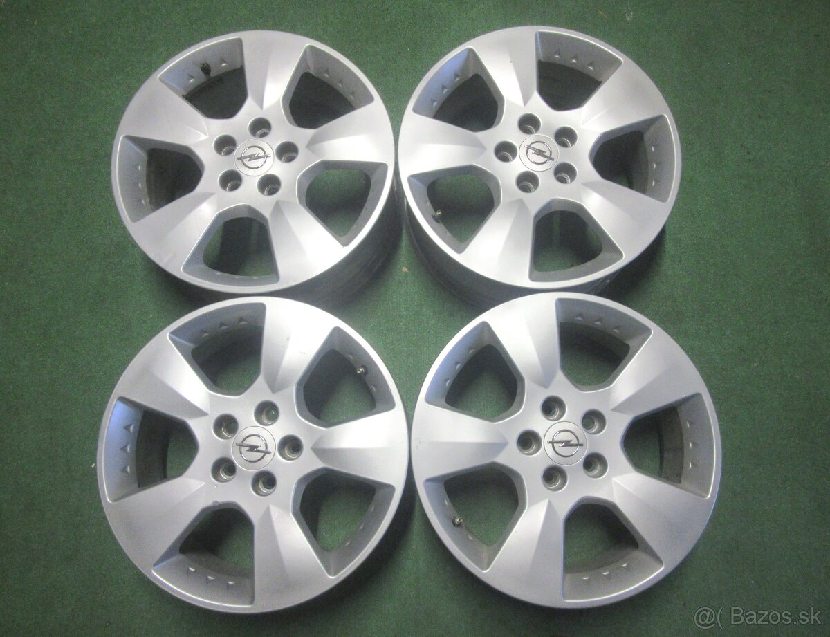 R17 hliníkové disky OPEL astra, meriva vectra rozteč 5x110