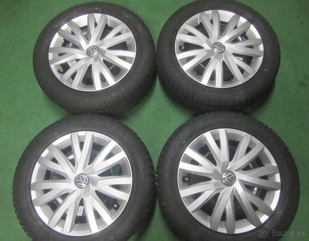 R16 NOVÁ zimná sada VW rozteč 5x112 205/55R16 DUNLOP