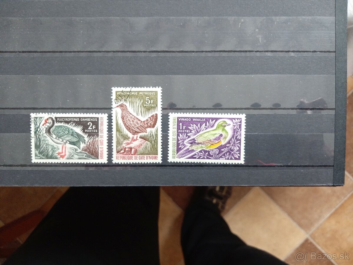 Poštové známky č.1034 - Pobrežie Slonoviny - fauna