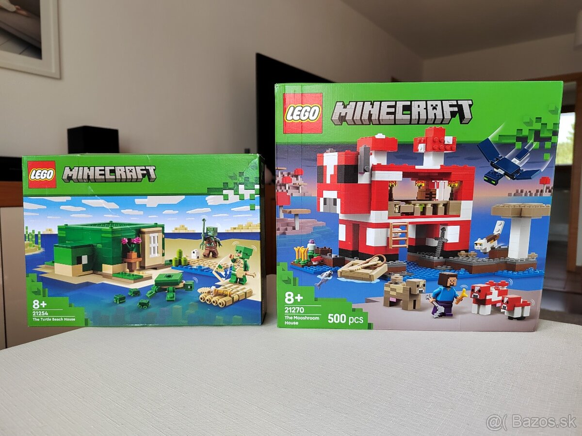 Lego Minecraft 21254, 21270 - NOVÉ