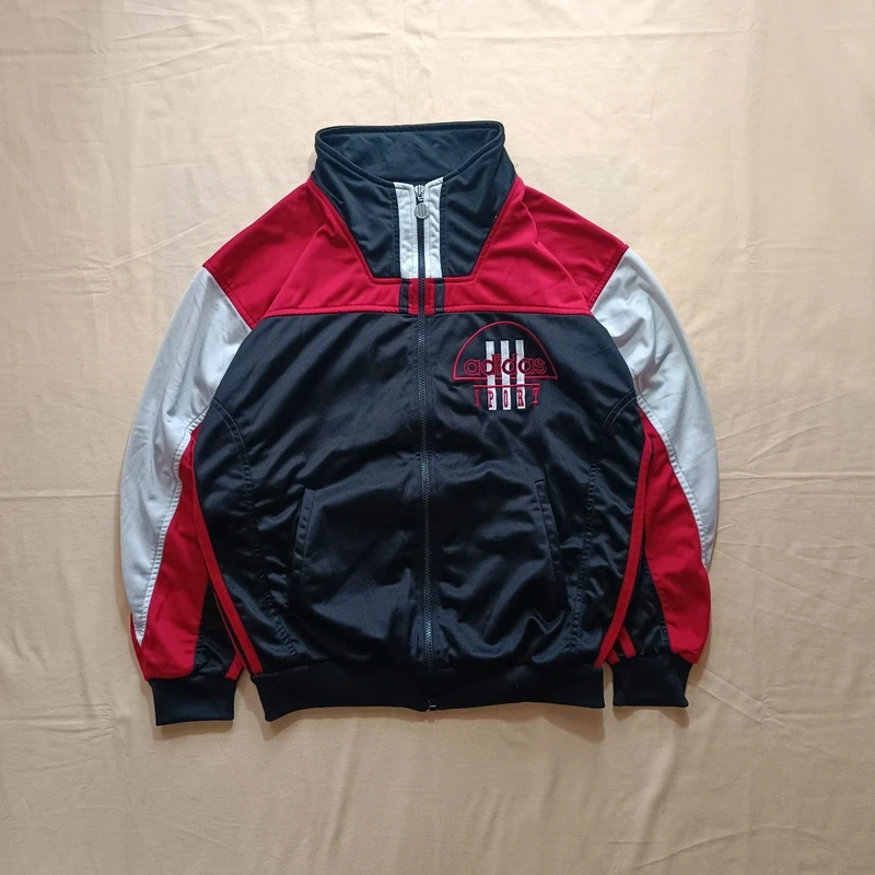 Vintage 80s Adidas tracksuit jacket retro tréningová bunda M