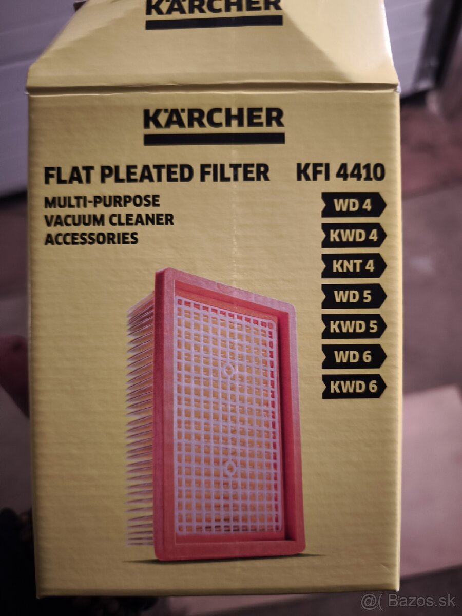 Predám sáčky a filtre do vysávača Kärcher