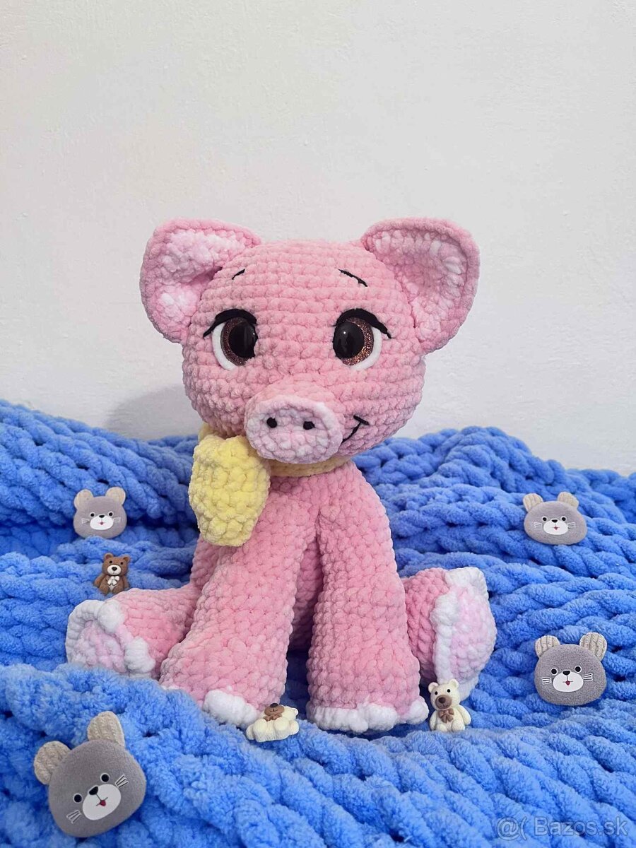 Háčkované prasiatko