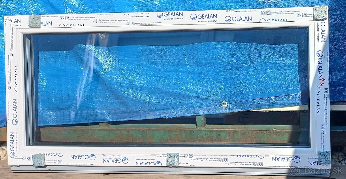 Predám fix okna:114 x 55,119 x 69,106x54,107x95, antracit