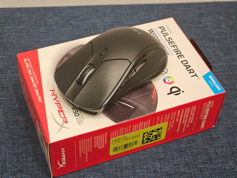 bezdrôtová herná myš HyperX Pulsefire Dart wireless