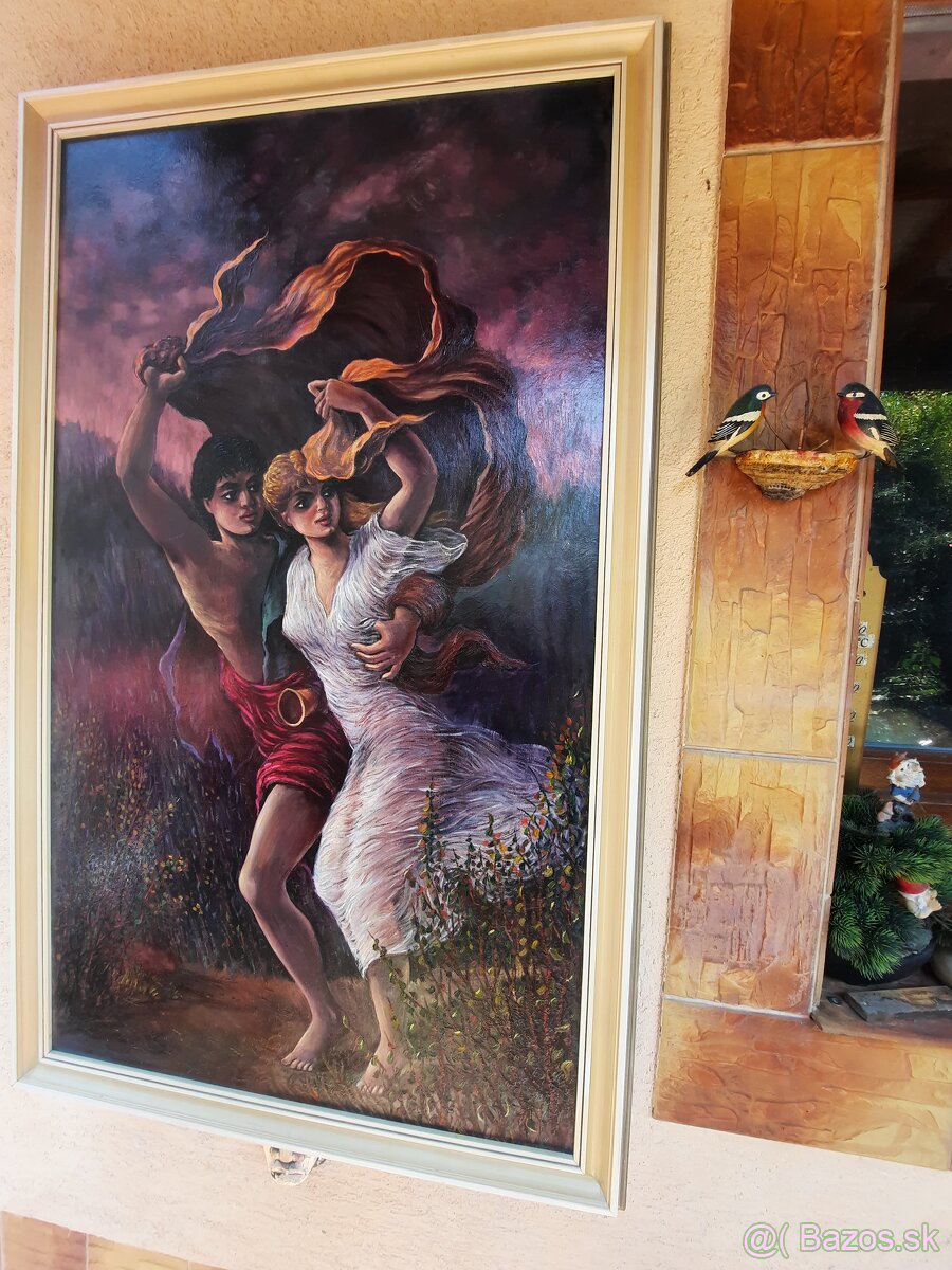 Obrazy olejomaľby na plátne staré obrazy