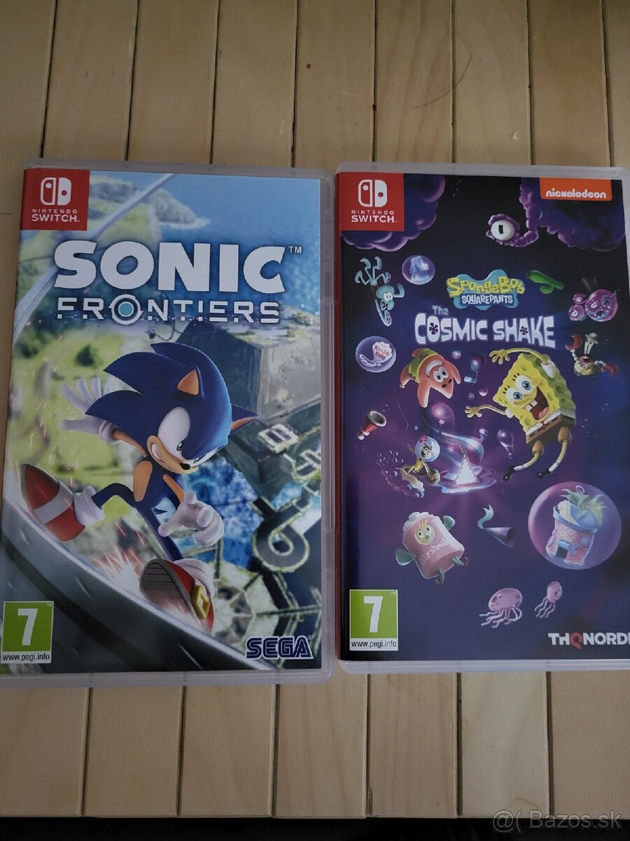 Sonic Frontiers ,Spongebob The Cosmic Shake