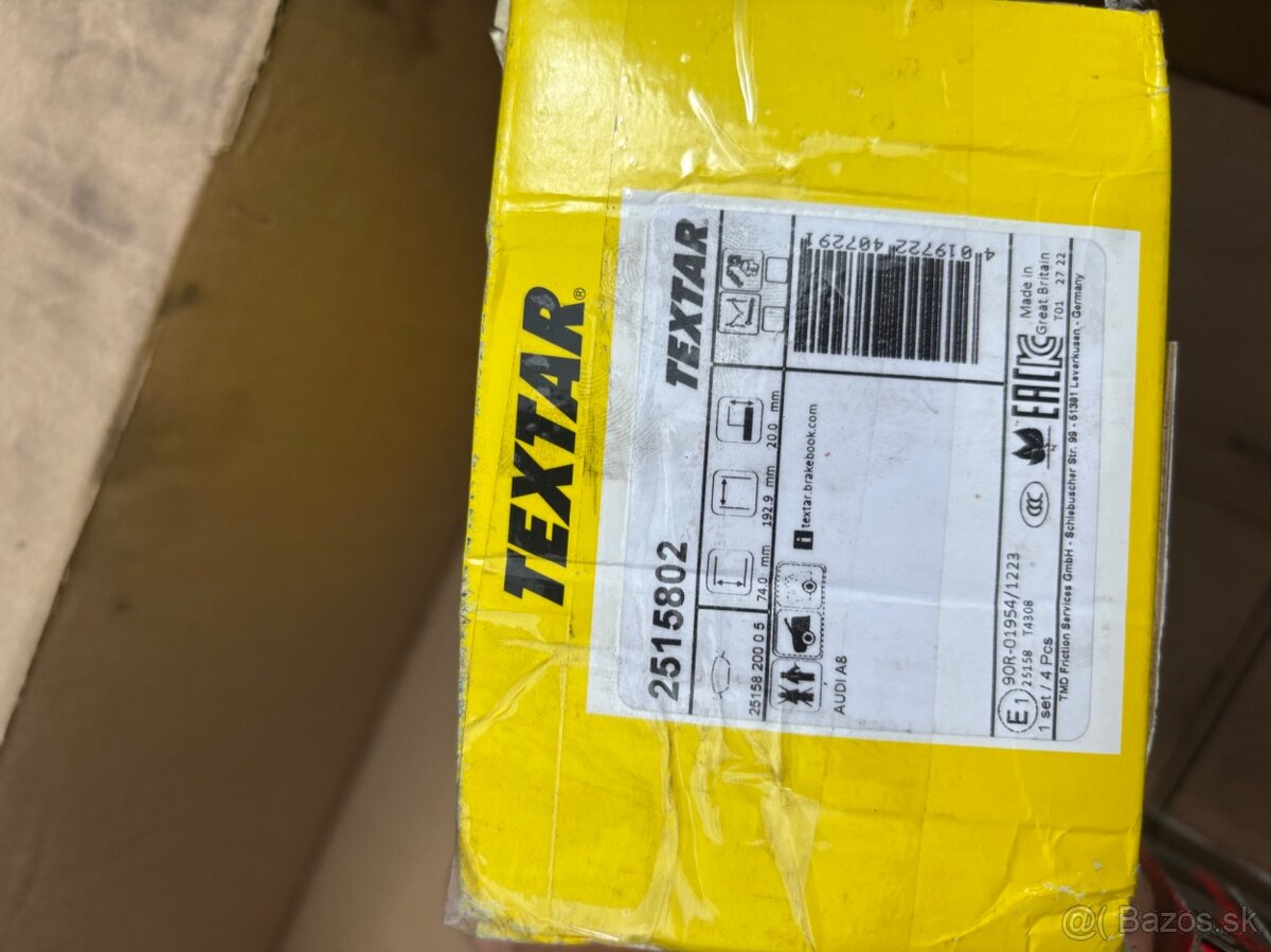 Predné platničky Audi A6,A7,A8