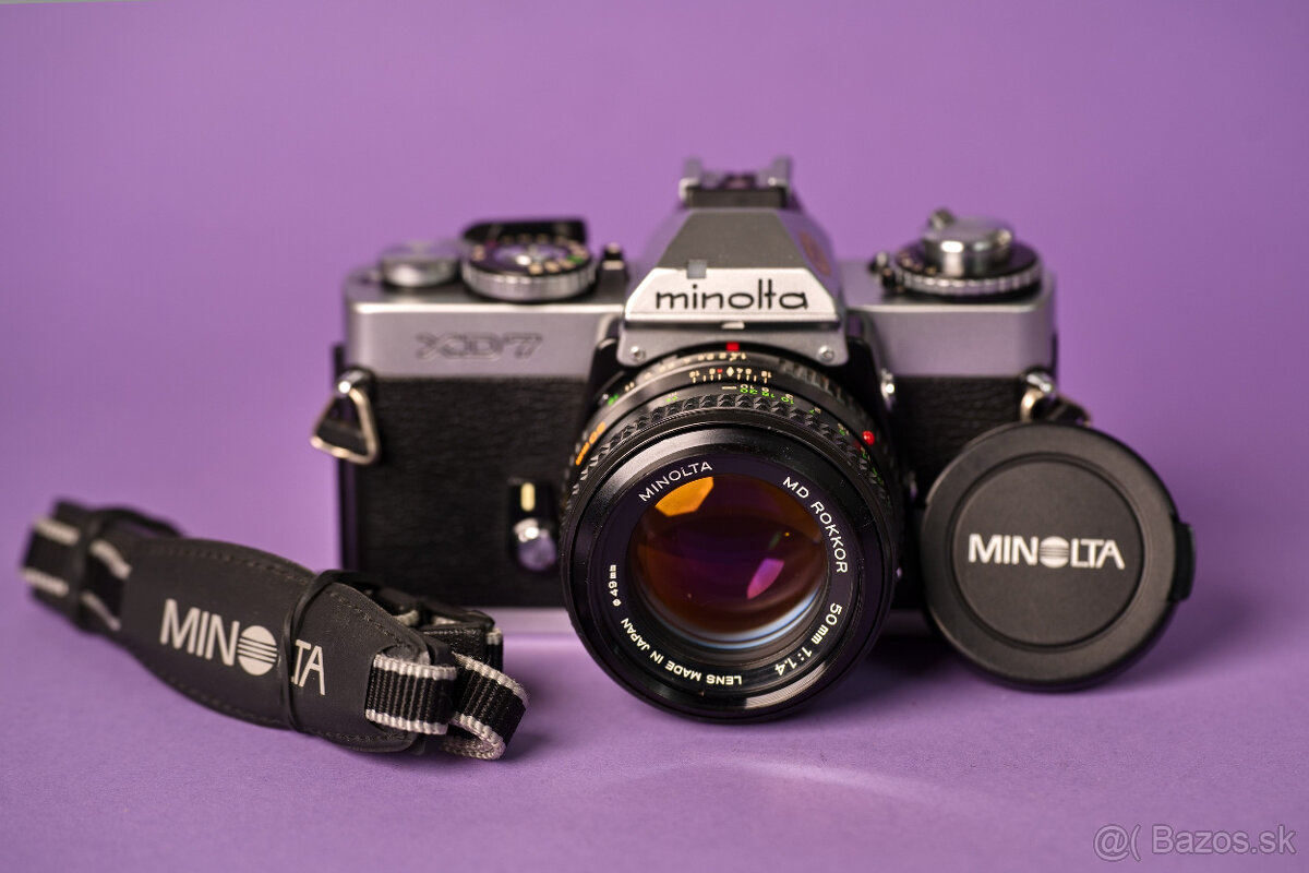 Minolta XD7 Rokkor MD 1:1.4/50mm