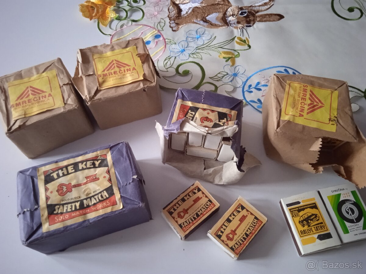 Retro zápalky