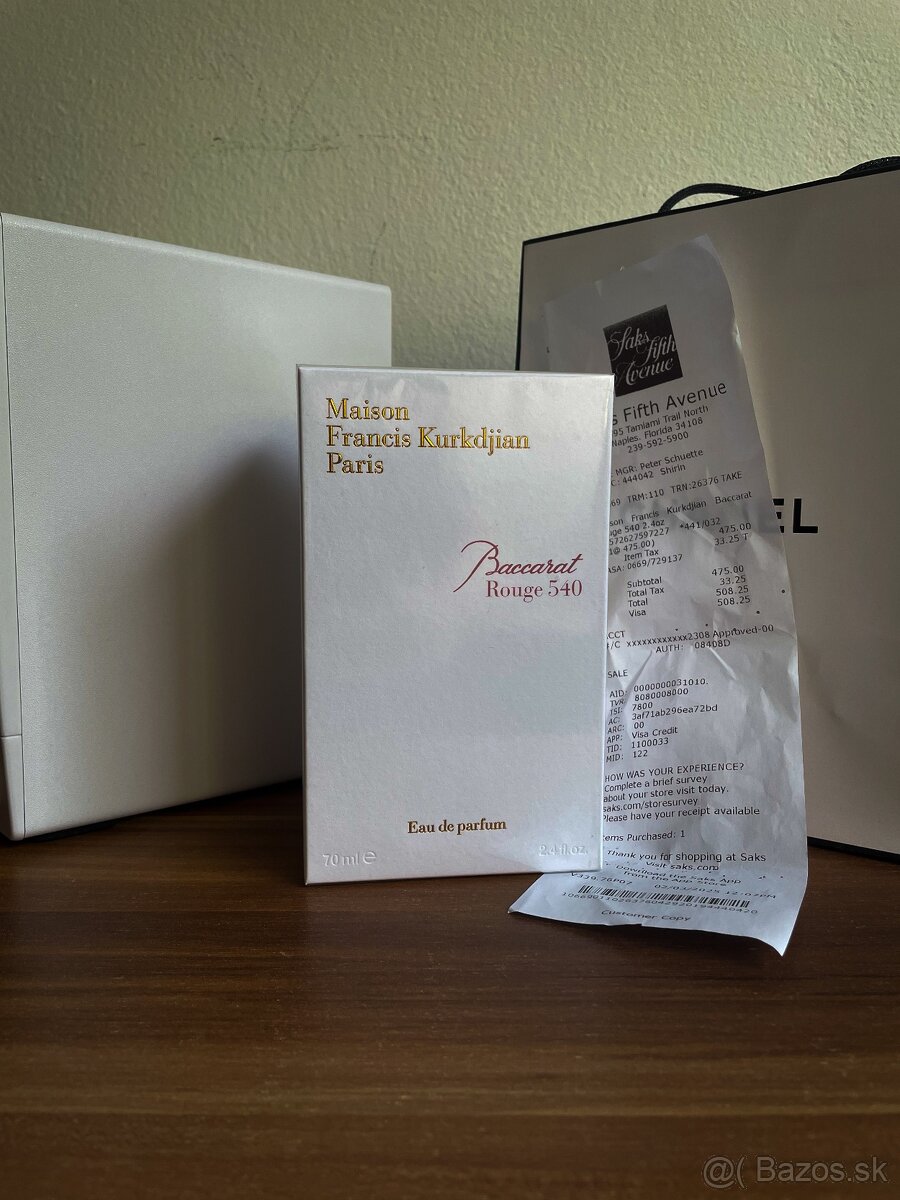 Maison Francis Kurkdjian Baccarat Rouge 540