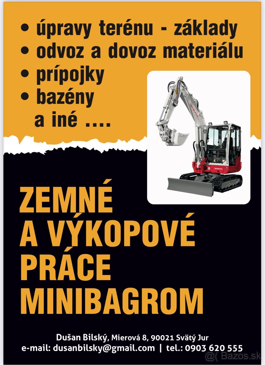 Výkopové a zemné práce