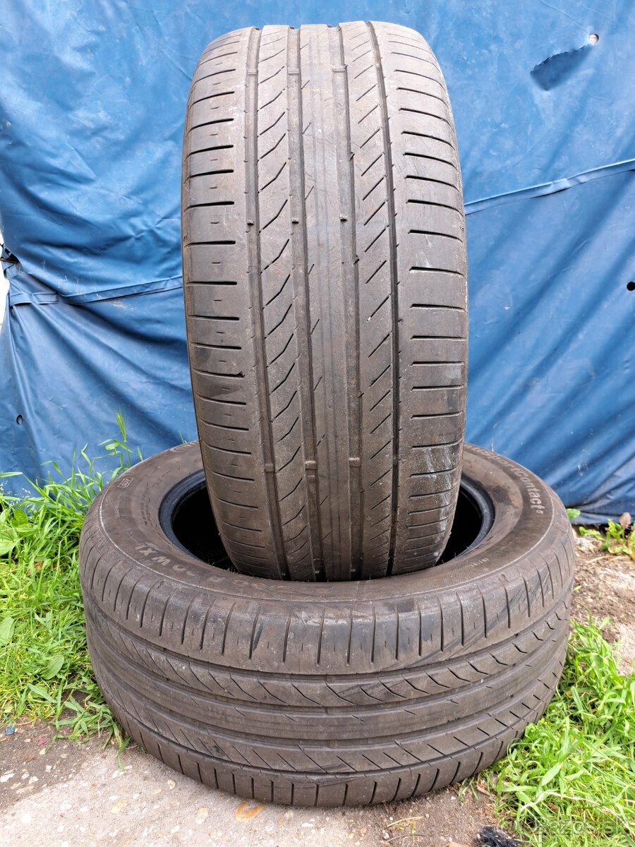 Ponúkam 2 letné pneumatiky Continental Sport 275/50 R20