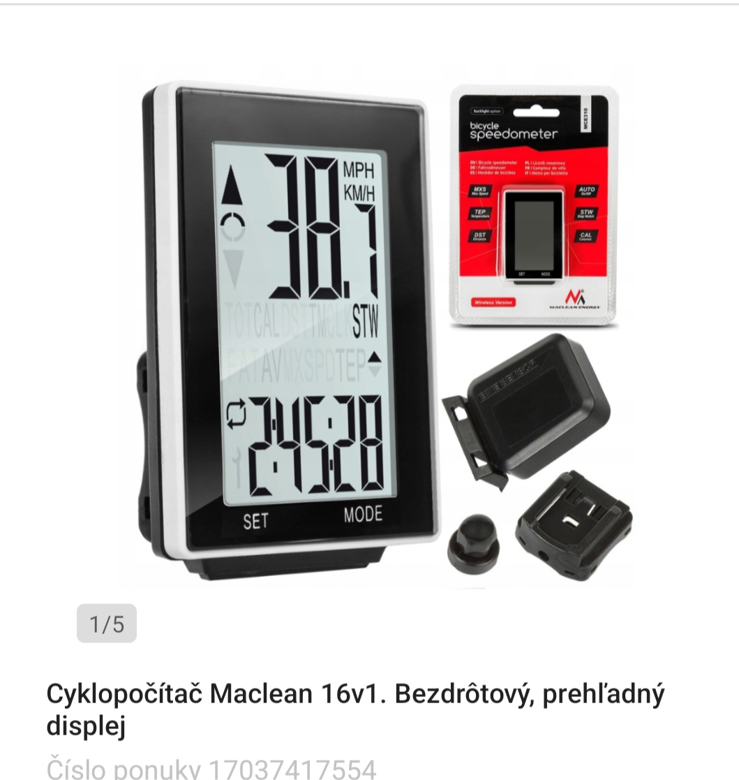Tachometer,cyklopočitač bezdrôtový