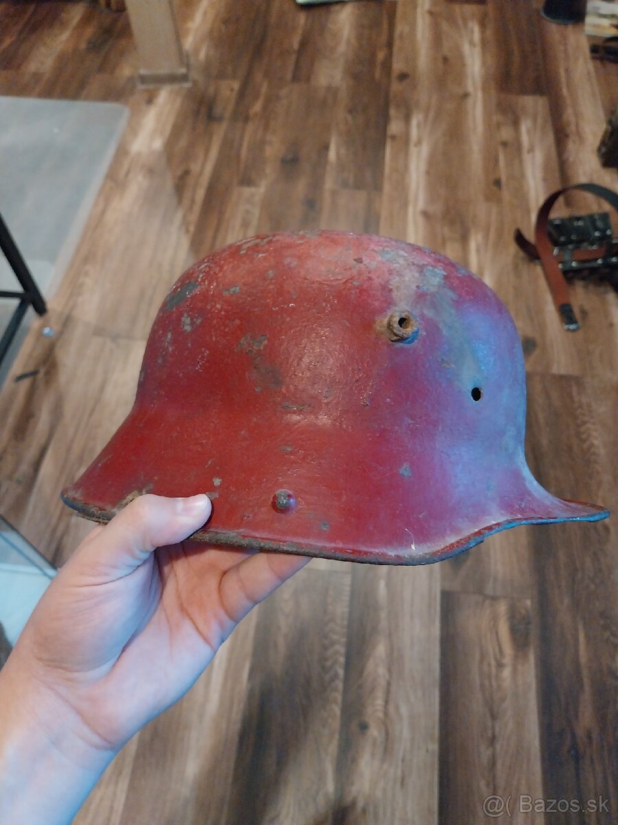 Nemecká helma,prilba rohatka ww1