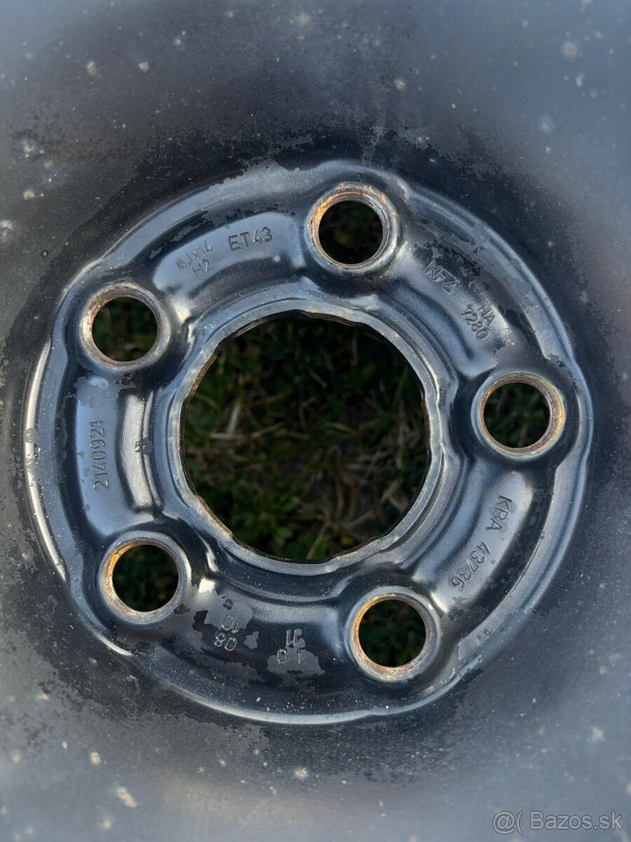 Plechové disky 6x14 H2 ET43
