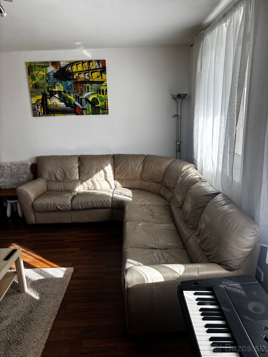 Kožená sedačka