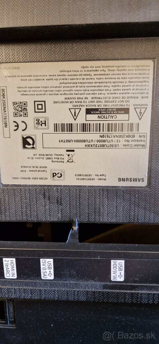 Samsung UE50TU8072U
