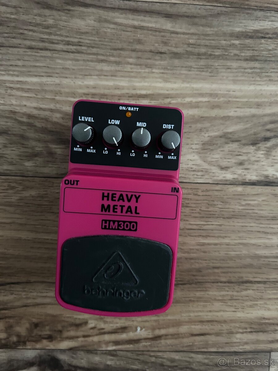 Predám behringer heavy metal