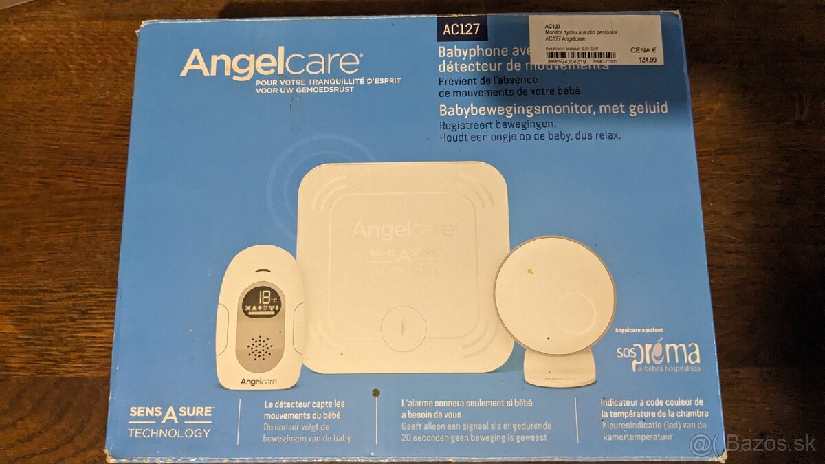 Angelcare monitor dychu a pestúnka