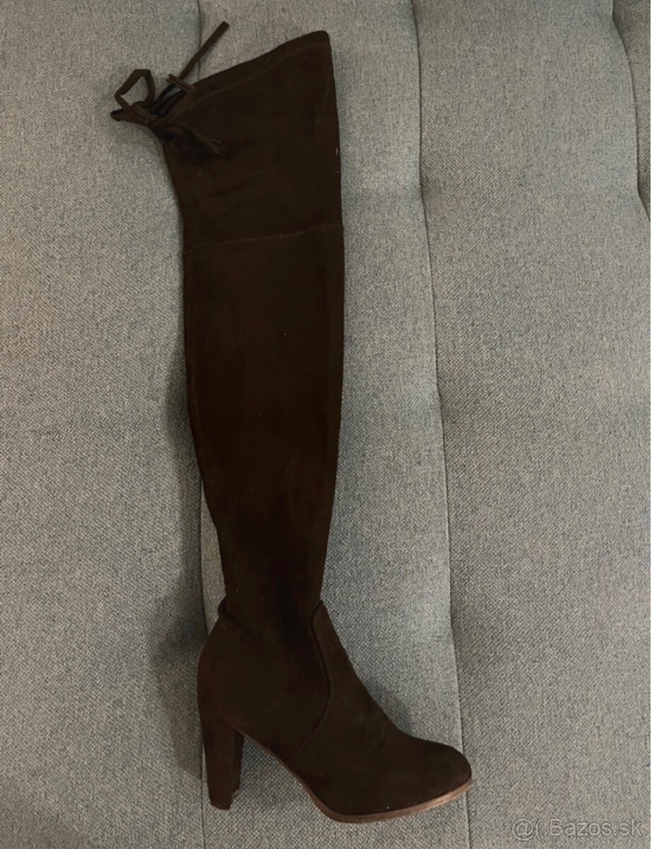 Krasne damske cizmy nad kolena