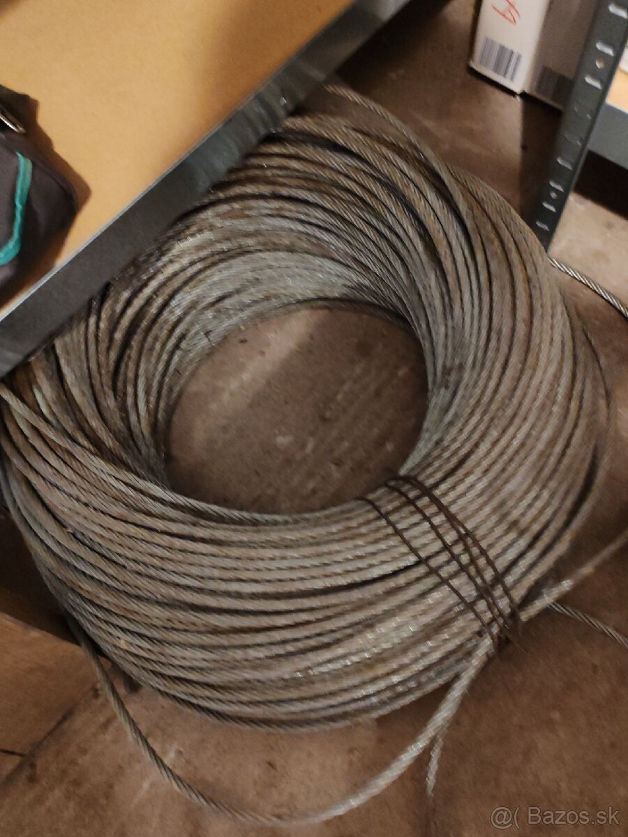 Ocelove lano 8mm 50m