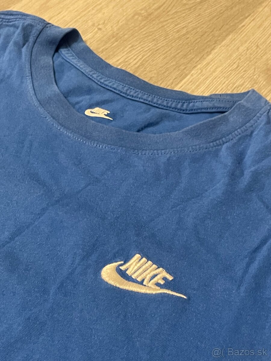 🔵 Modré NIKE tričko – veľkosť S
