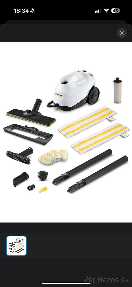 KÄRCHER SC 3 EasyFix PlusEÚ Parný čistič