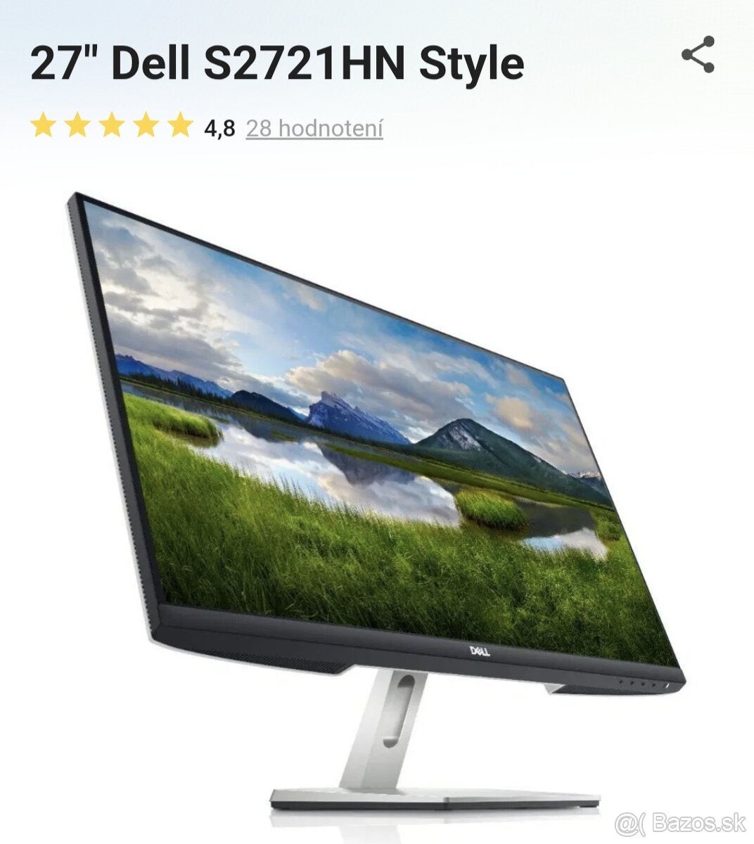 Dell LCD 27" záruka 2029
