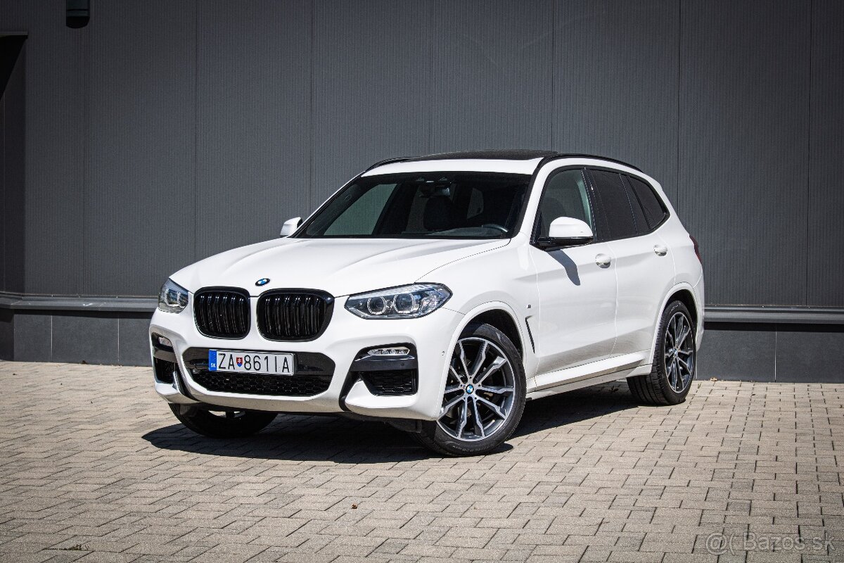 X3 xDrive 20d Msport, Pano, HUD, El.ťažné, 2 sady ALU