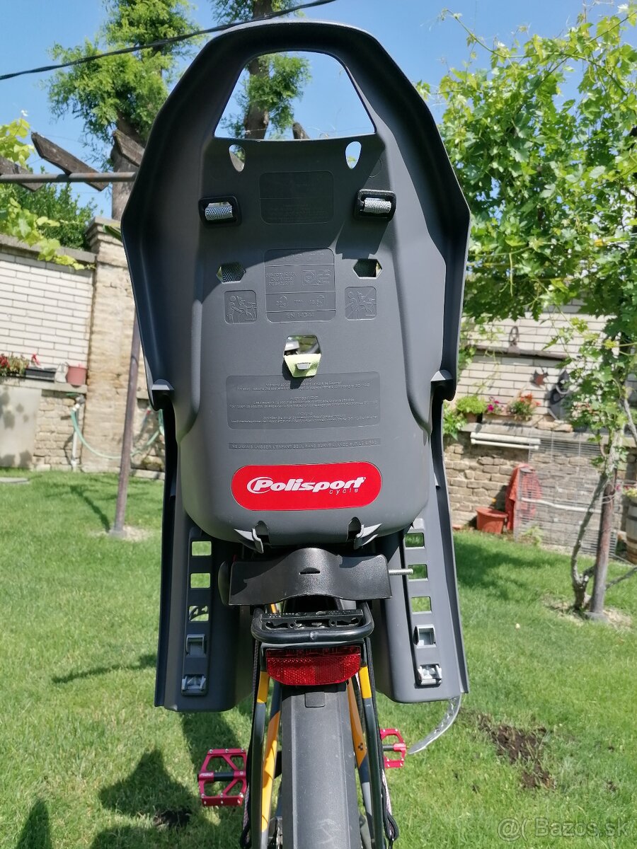 Detská sedacka na bicykel 22 - 48kg